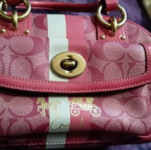 Pink Coach handbag